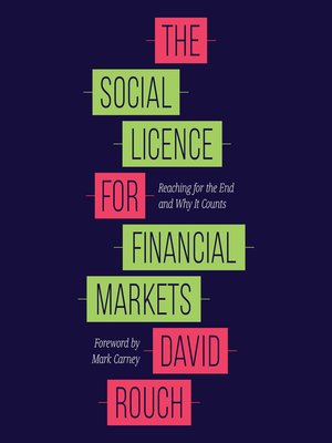 cover image of The Social Licence for Financial Markets